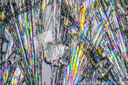 Image of soda lye microcrystals