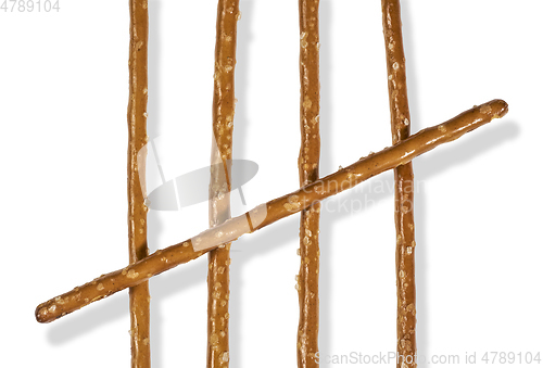 Image of salt sticks closeup