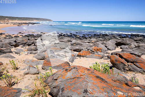 Image of beach in south Australia near Victor Harbor