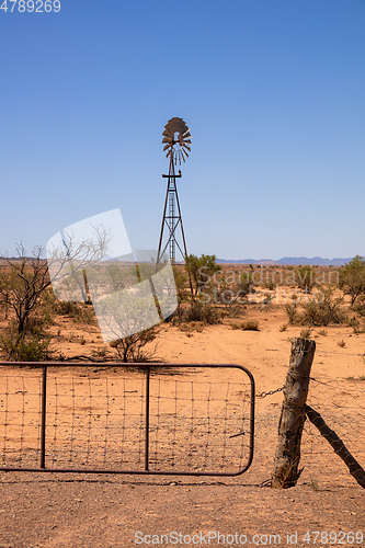 Image of windmill in australia