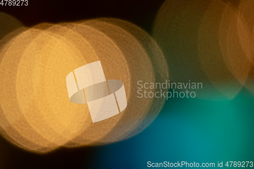 Image of real bokeh city lights background