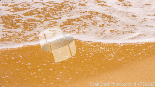 Image of sandy beach shore line texture background