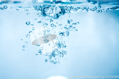 Image of water air bubbles background