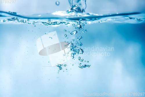 Image of water air bubbles background