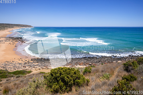 Image of beach in south Australia near Victor Harbor