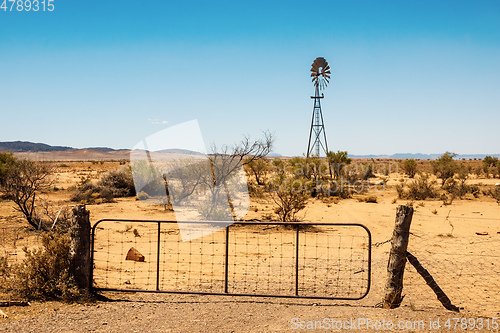 Image of windmill in australia