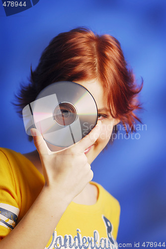 Image of Girl with CD
