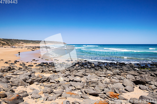 Image of beach in south Australia near Victor Harbor