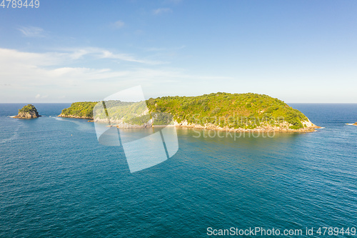 Image of aerial view of Hahei Beach New Zealand