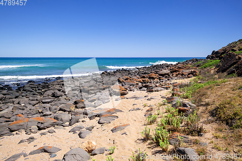 Image of beach in south Australia near Victor Harbor