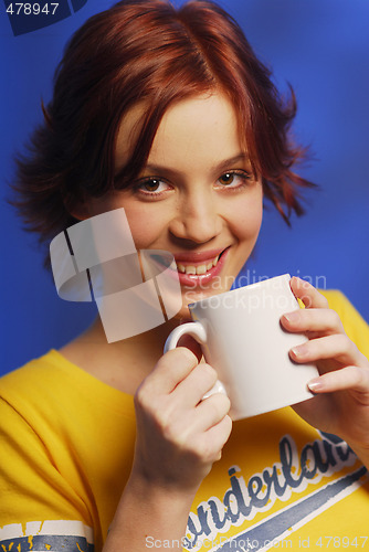 Image of Girl with cup