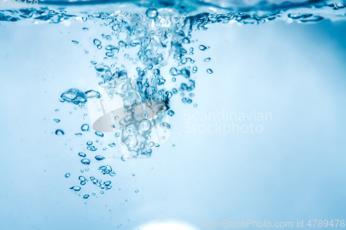 Image of water air bubbles background