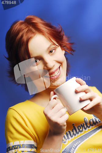 Image of Girl with cup