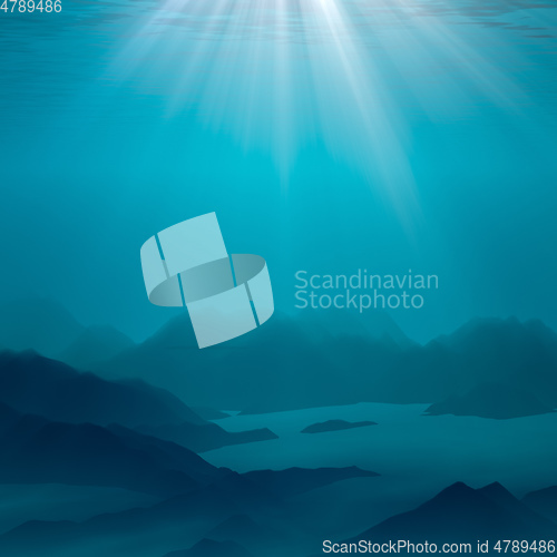 Image of underwater scenery background