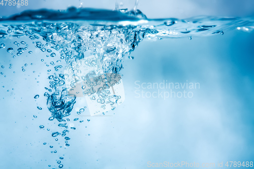 Image of water air bubbles background