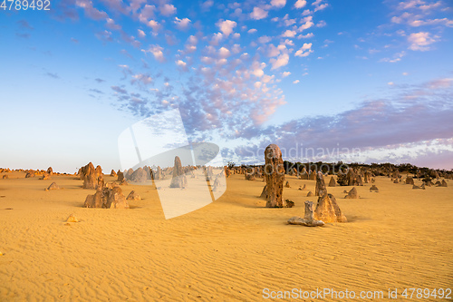 Image of Pinnacles Desert in western Australia