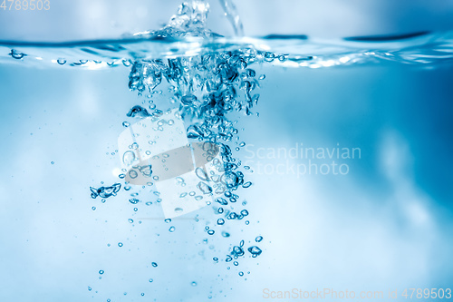 Image of water air bubbles background