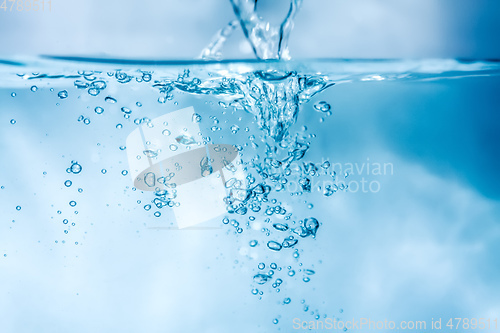 Image of water air bubbles background