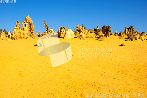 Image of Pinnacles Desert in western Australia
