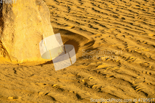 Image of Pinnacles Desert in western Australia