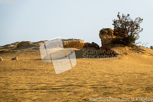 Image of Pinnacles Desert in western Australia