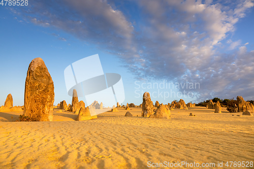 Image of Pinnacles Desert in western Australia