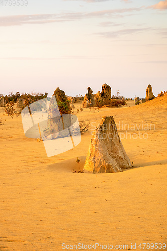 Image of Pinnacles Desert in western Australia