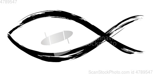 Image of christian symbol fish