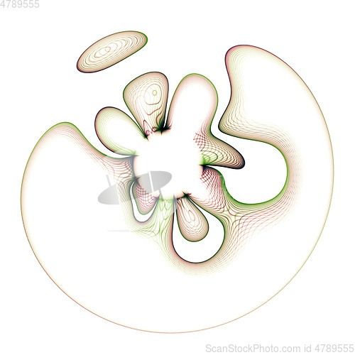 Image of abstract mesh circle