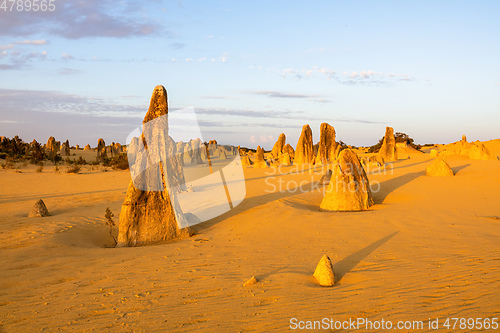 Image of Pinnacles Desert in western Australia