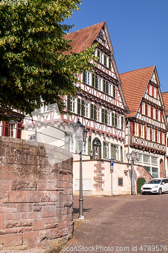 Image of typical houses in Calw Germany