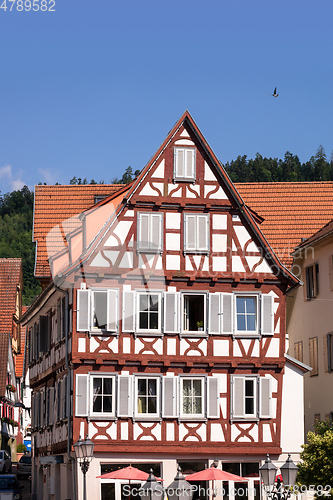 Image of typical house in Calw Germany
