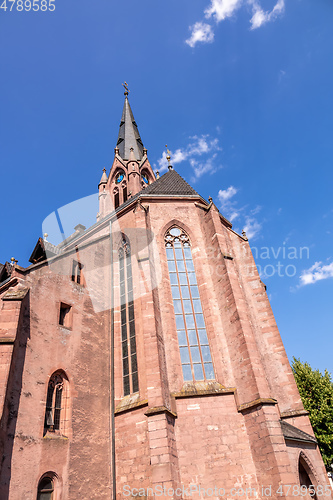 Image of famous church in Calw Germany