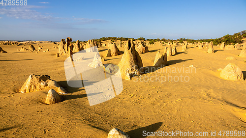Image of Pinnacles Desert in western Australia