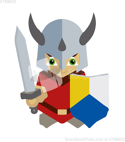 Image of little knight mascot