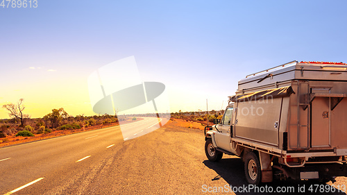 Image of Australia road trip off road car