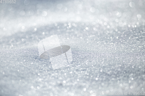 Image of White snow background