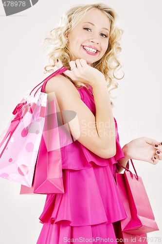 Image of happy shopper