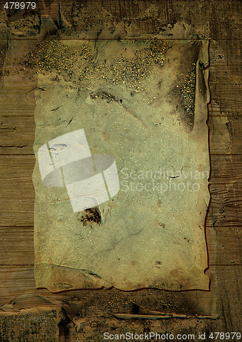 Image of crusty wood parchment