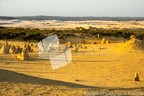 Image of Pinnacles Desert in western Australia