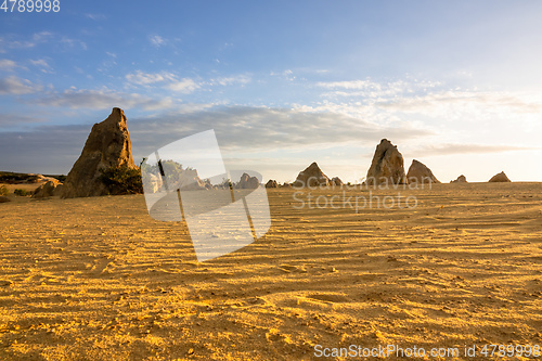 Image of Pinnacles Desert in western Australia