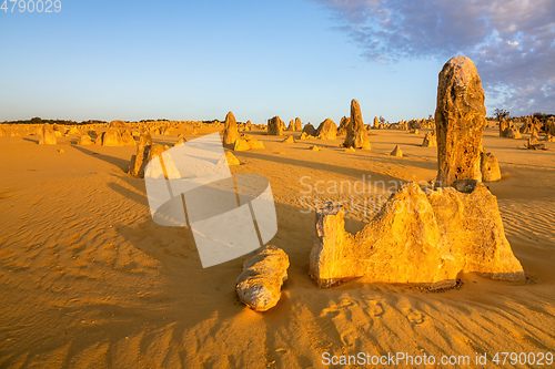 Image of Pinnacles Desert in western Australia