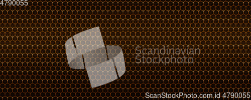 Image of black golden honeycomb