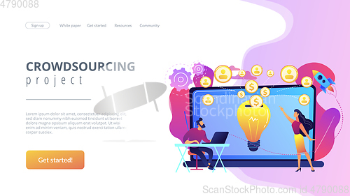 Image of concept landing page.