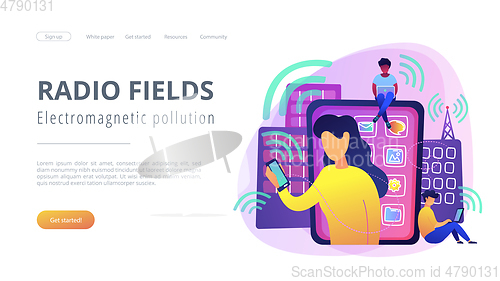 Image of Radio fields influence concept landing page.