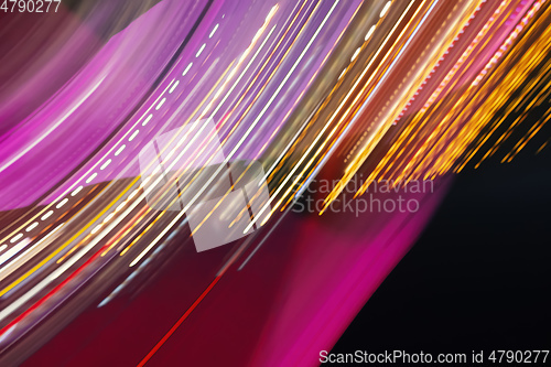 Image of abstract lights movement background