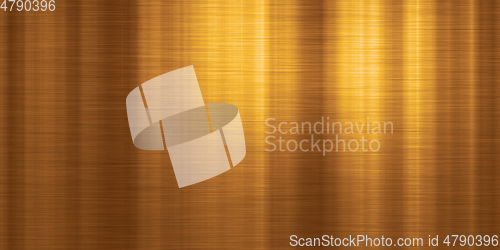 Image of brushed metal copper wide plate banner background