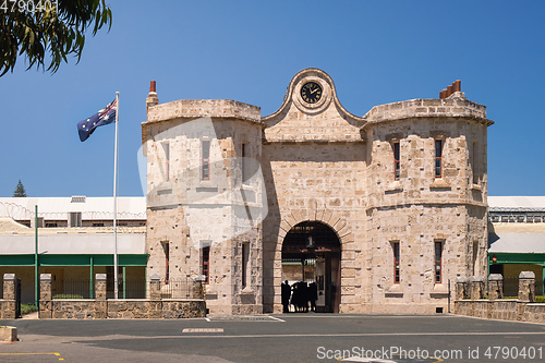 Image of entrance to the prison at Fremantle Perth Western Australia