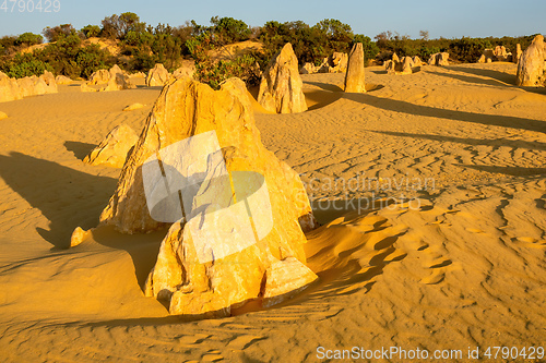 Image of Pinnacles Desert in western Australia