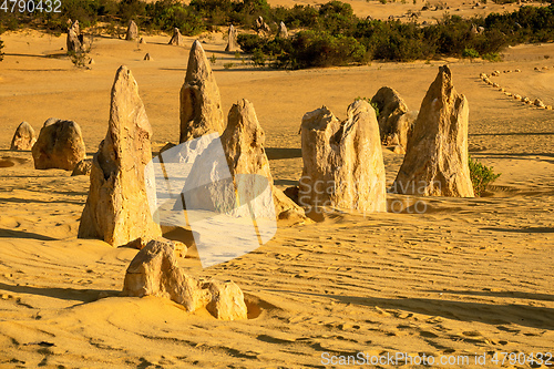 Image of Pinnacles Desert in western Australia